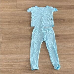 Kyte Baby 2T Light Blue Two-Piece Pajama Set